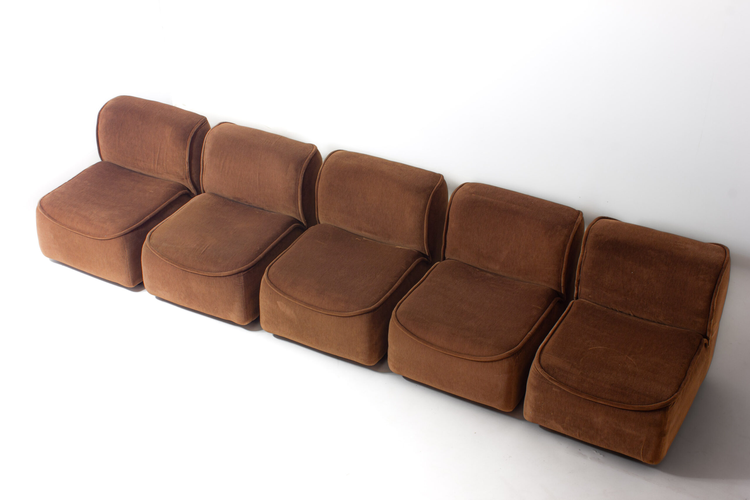 Modular space-age sofa