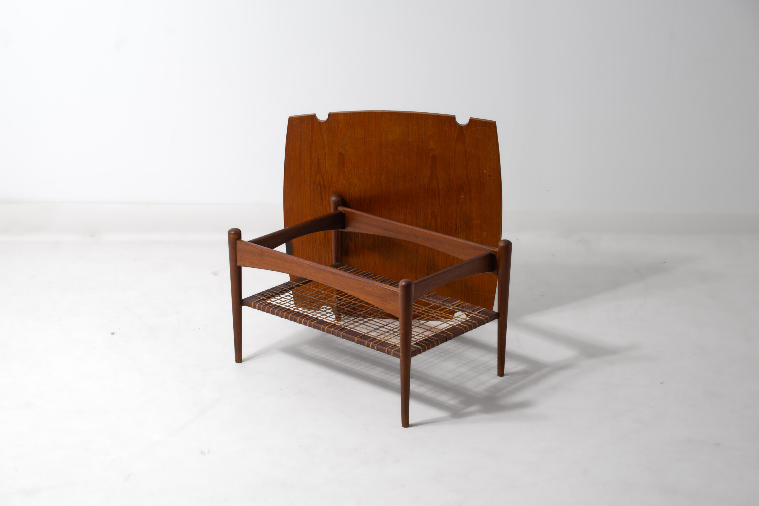 Vintage webbing coffee table